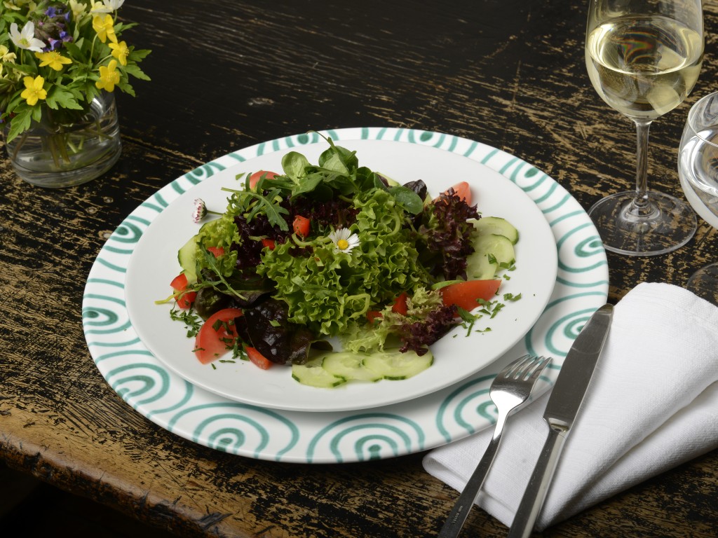 Hotel Hammerschmiede, Kulinarik gemischter Salat